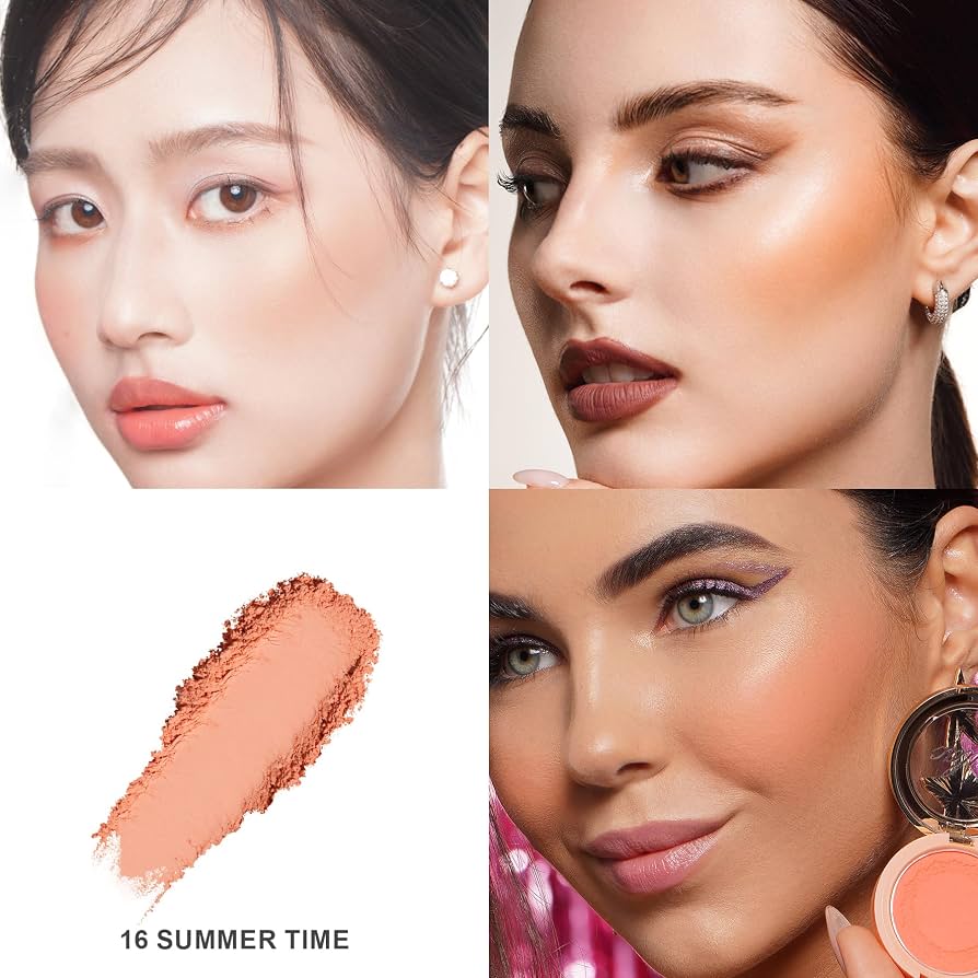 Embracing the Charm of Peach-Toned Blush Powders