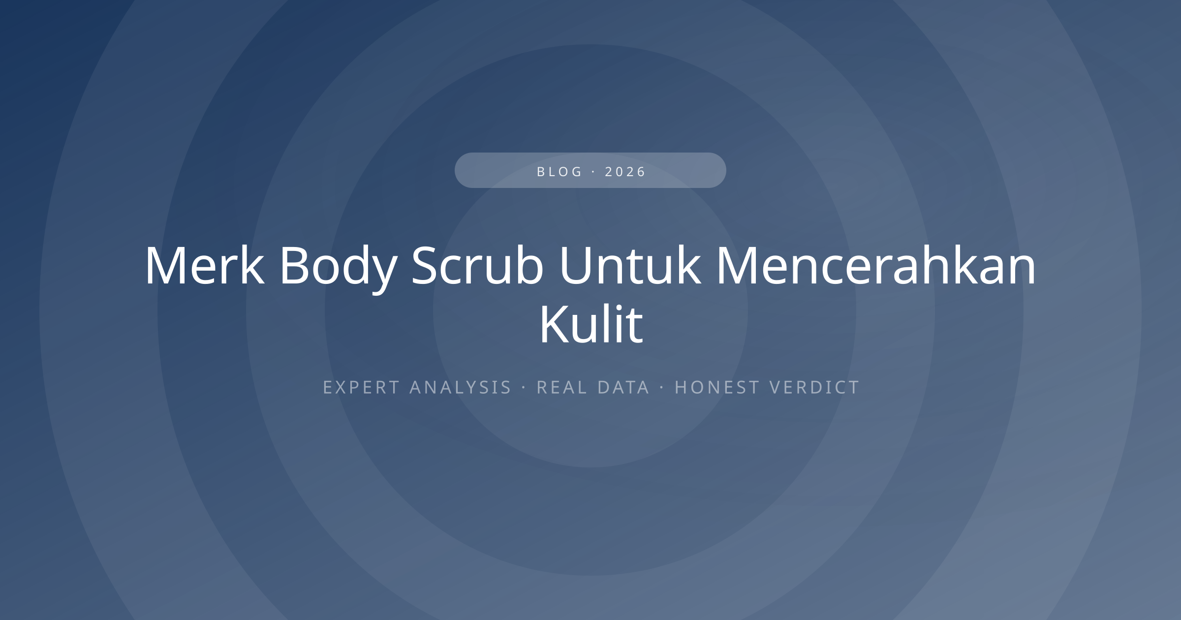 merk body scrub untuk mencerahkan kulit