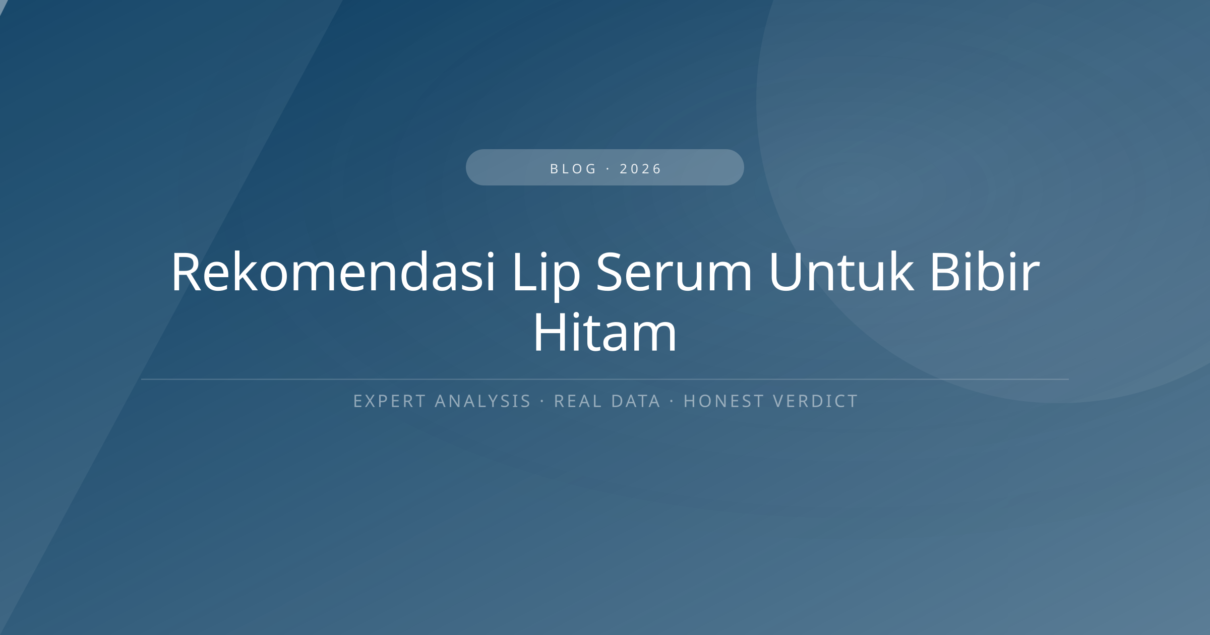 rekomendasi lip serum untuk bibir hitam